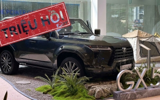Triệu hồi Lexus GX 550 tại Việt Nam vì lỗi cụm đồng hồ táp-lô