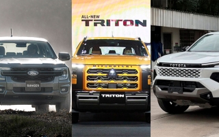 Ford Ranger, Mitsubishi Triton và Toyota Hilux: Lựa chọn xe bán tải số tự động giá rẻ nào phù hợp nhất?