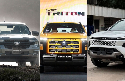 Ford Ranger, Mitsubishi Triton và Toyota Hilux: Khi số tự động là trang bị tiêu chuẩn, lựa chọn nào cho bạn?