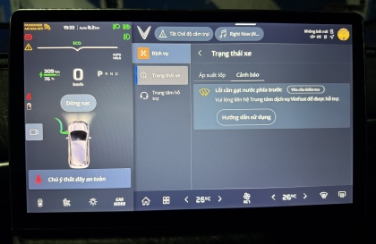 Xin giải đáp lỗi gạt mưa trên VinFast VF 8