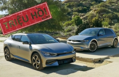 Triệu hồi Hyundai Ioniq 5 và KIA EV6 do lỗi pin cao áp