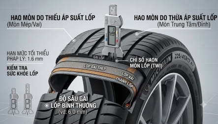 Hiểu đúng về dấu chỉ thị lốp?