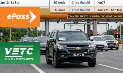 Phí đường bộ và tốc độ tối đa trên cao tốc Bắc - Nam từ Hà Nội đến TP. Hồ Chí Minh