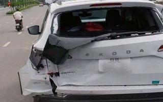 Ảnh TNGT: Đây là chiếc Skoda Karoq đầu tiên gặp tai nạn?