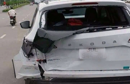 Ảnh TNGT: Đây là chiếc Skoda Karoq đầu tiên gặp tai nạn?