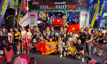 Kết thúc giải Đua xe Việt dã châu Á - AXCR năm 2026: Hai đội Việt Nam đứng ở đâu trên bảng tổng sắp?