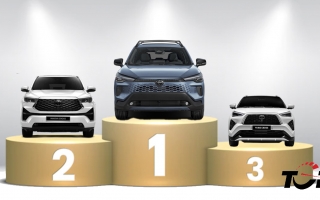 Thị trường ô tô Việt Nam - phân khúc xe Hybrid tháng 7/2026: Toyota giành trọn ba vị trí dẫn đầu