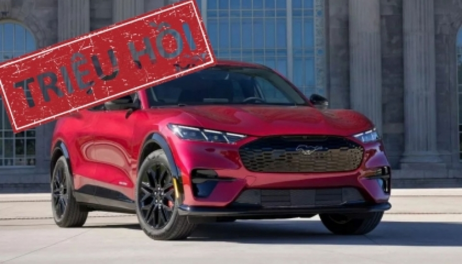 Triệu hồi Ford Mustang Mach-e vì lỗi lớp nẹp kính hông