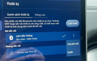 Vinfast VF 9 không kết nối được Carplay là sao thế nhỉ?