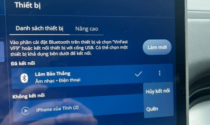 Vinfast VF 9 không kết nối được Carplay là sao thế nhỉ?