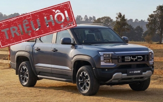 BYD triệu hồi mẫu bán tải BYD Shark 6 do nguy cơ rơi bánh dự phòng