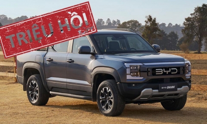 BYD triệu hồi mẫu bán tải BYD Shark 6 do nguy cơ rơi bánh dự phòng