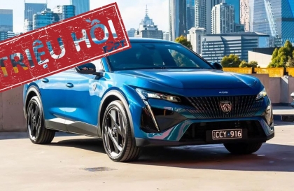 Triệu hồi Peugeot 408 vì lỗi cụm đồng hồ