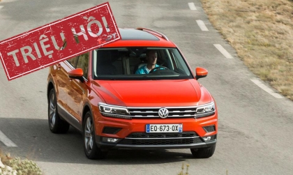 Triệu hồi Volkswagen Tiguan và Teramont vì lỗi hệ thống lái