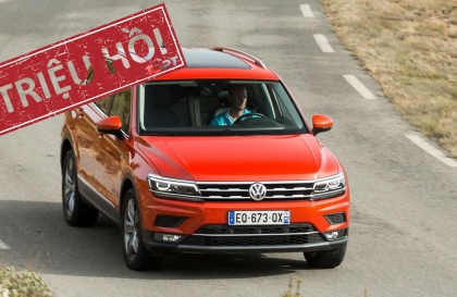 Triệu hồi Volkswagen Tiguan và Teramont vì lỗi hệ thống lái