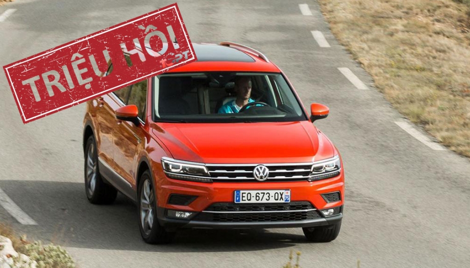 Triệu hồi Volkswagen Tiguan và Teramont vì lỗi hệ thống lái