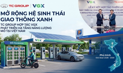 TC Group kí biên bản ghi nhớ phát triển hệ thống trạm sạc cùng công ty Hạ tầng Năng lượng xanh VGX