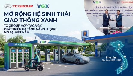 TC Group kí biên bản ghi nhớ phát triển hệ thống trạm sạc cùng công ty Hạ tầng Năng lượng xanh VGX