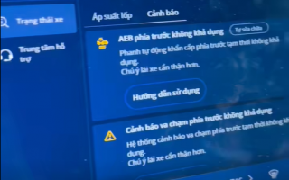 Các cao nhân chỉ giáo giúp xe Vf9 báo lỗi vài chức năng khi chạy nhanh