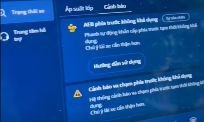 Các cao nhân chỉ giáo giúp xe Vf9 báo lỗi vài chức năng khi chạy nhanh