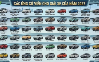 Một nửa số ứng cử viên cho giải Xe của năm là xe Trung Quốc
