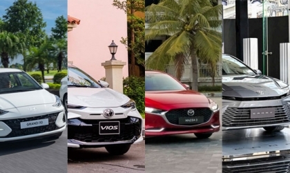 Thị trường ô tô Việt Nam: Phân khúc xe du lịch gầm thấp các cỡ tháng 8/2026