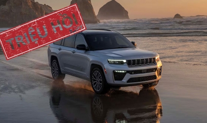 Tiếp tục triệu hồi Jeep Grand Cherokee vì lỗi hệ thống kiểm soát áp suất lốp