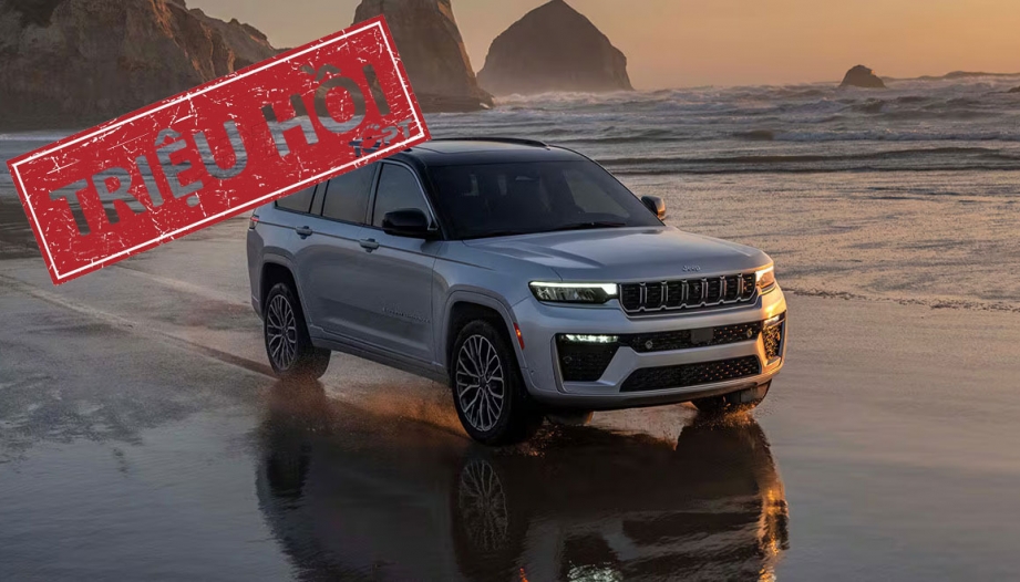 Tiếp tục triệu hồi Jeep Grand Cherokee vì lỗi hệ thống kiểm soát áp suất lốp