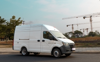 Gaz nâng cấp động cơ, trang bị hộp số mới cho mẫu xe tải van Gazelle NN tại Việt Nam