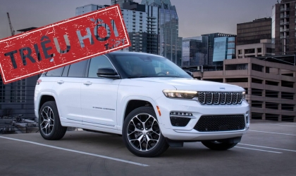 Triệu hồi Jeep Grand Cherokee do lỗi hệ thống treo