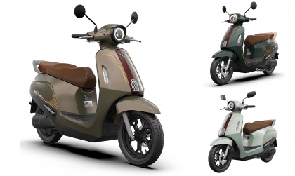 Thế giới 2 bánh: VinFast Evo Grand thế hệ mới: Khởi điểm 22,9 triệu đồng, pin cố định, 262 km cho một lần sạc