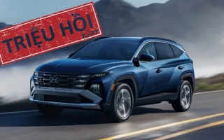 Hyundai Tucson tiếp tục bị triệu hồi do lỗi cụm đồng hồ