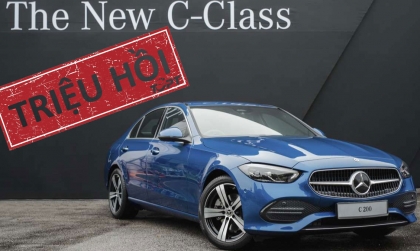 Triệu hồi Mercedes-Benz C200, C300 tại Việt Nam vì lỗi cụm khoá cửa, khiến xe tự trôi
