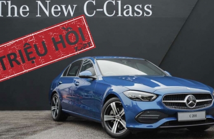 Triệu hồi Mercedes-Benz C200, C300 tại Việt Nam vì lỗi cụm khoá cửa, khiến xe tự trôi