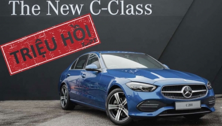 Triệu hồi Mercedes-Benz C200, C300 tại Việt Nam vì lỗi cụm khoá cửa, khiến xe tự trôi