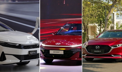 Cùng tầm giá, Honda City và Hyundai Accent có xứng đáng là đối thủ của Mazda3 bản tiêu chuẩn?