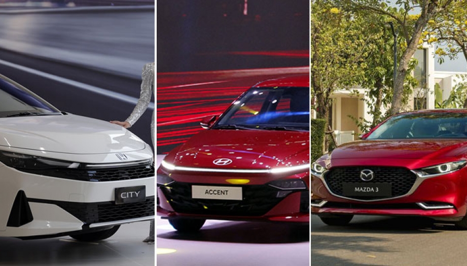 Cùng tầm giá, Honda City và Hyundai Accent có xứng đáng là đối thủ của Mazda3 bản tiêu chuẩn?