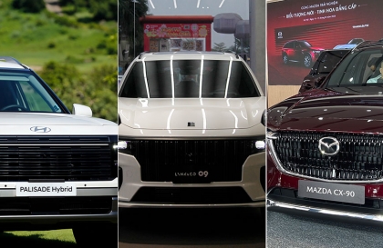 Cuộc chơi điện hoá của các mẫu xe gầm cao hạng E: Hyundai Palisade, Lynk & Co 09 hay Mazda CX-90?