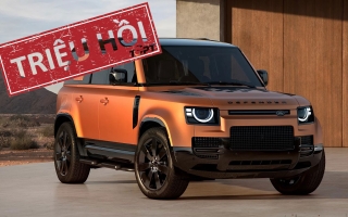 Triệu hồi hàng loạt xe Jaguar và Land Rover do lỗi bộ đổi nguồn