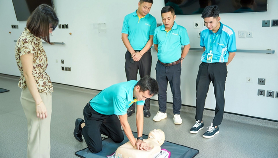 Đóng góp xã hội: Bệnh viện Vinmec, đại học VinUni đào tạo kỹ năng sơ cứu cho tài xế Green SM