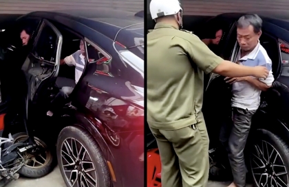 Clip TNGT: Ford Mustang Mach-e đầu tiên gặp nạn tại VIệt Nam?