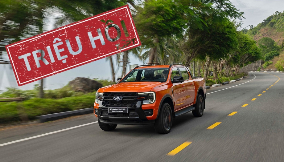 Ford Việt Nam công bố thông tin bổ sung về đợt triệu hồi Ford Ranger do lỗi túi khí rèm