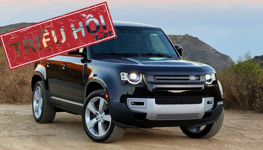 Triệu hồi Land Rover Defender do lỗi dây an toàn