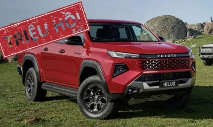 Triệu hồi hơn 2.600 chiếc Toyota Hilux tại Việt Nam vì lỗi hệ thống điều khiển điện