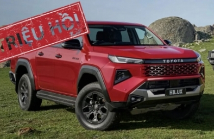 Triệu hồi hơn 2.600 chiếc Toyota Hilux tại Việt Nam vì lỗi hệ thống điều khiển điện