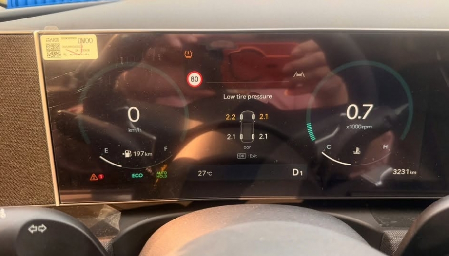 Hyundai Tucson bị lỗi áp suất lốp này thì phải xử lý sao?