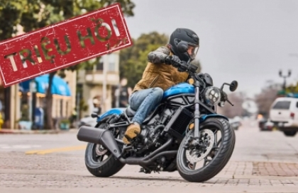 Thế giới 2 bánh: Triệu hồi Honda Rebel và mẫu Scrambler 500 vì lỗi hệ thống tay lái
