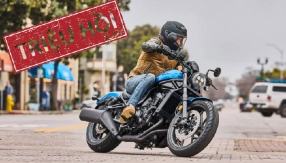 Thế giới 2 bánh: Triệu hồi Honda Rebel và mẫu Scrambler 500 vì lỗi hệ thống tay lái