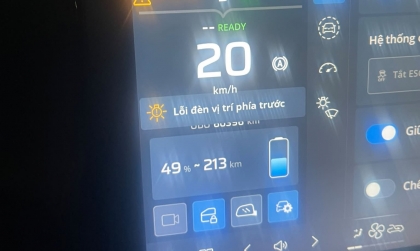 Xin cách xử lý lỗi đèn vị trí của Vinfast limo green