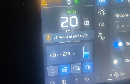 Xin cách xử lý lỗi đèn vị trí của Vinfast limo green